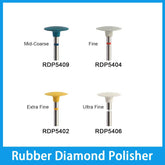 Dental Rubber Diamond Polisher for High-gloss Polishing Zirconia Porcelain-RDP5409, RDP5404, RDP5402, RDP5406
